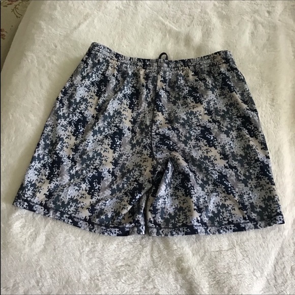 Southern legends men’s shorts size L gray black shorts draw string - Picture 1 of 9